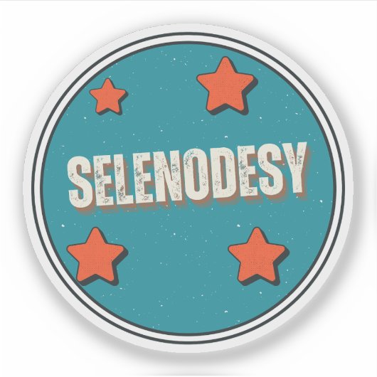Selenodesy Aufkleber (Vorderseite)