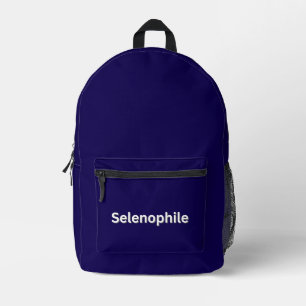 Selenophile Moon Lover Bedruckter Rucksack