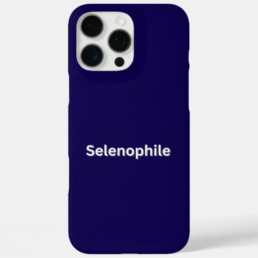 Selenophile Moon Lover Case-Mate iPhone Hülle (Rückseite)