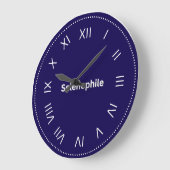 Selenophile Moon Lover Große Wanduhr (Winkel)