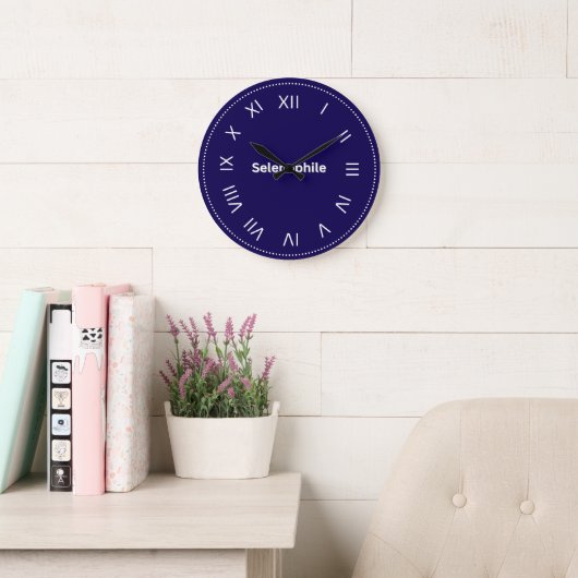 Selenophile Moon Lover Große Wanduhr (Lesesaal)