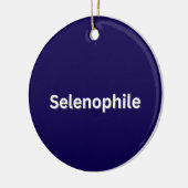 Selenophile Moon Lover Keramik Ornament (Links)