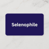 Selenophile Moon Lover Visitenkarte (Vorderseite)