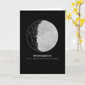 Selenophilen Liebe Der Mond Liebt Karte (Gelbe Blume)