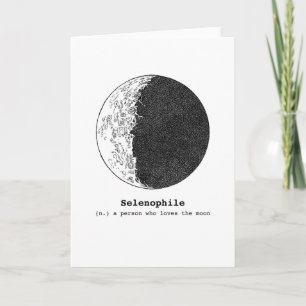 Selenophilen Liebe Der Mond Liebt Karte