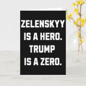 Selenskyj ist ein Held. Karte (Gelbe Blume)