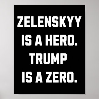 Selenskyj ist ein Held. Poster