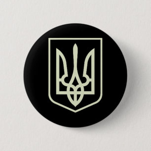 Selenskyj Ukrainisches Armee-Shirt Ukraine Militär Button