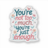 Self-Acceptance Aufkleber (Vorderseite)