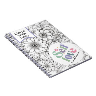 Self Care Notebook | Hirnschlag, Angstminderung Notizblock