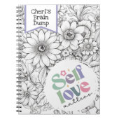 Self Care Notebook | Hirnschlag, Angstminderung Notizblock (Vorderseite)