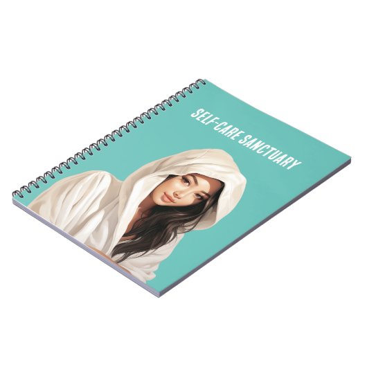 Self-Care-Sanctuary Notebook Notizblock (Linke Seite)