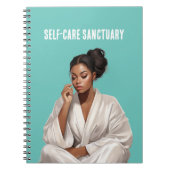 Self-Care-Sanctuary Notebook Notizblock (Vorderseite)