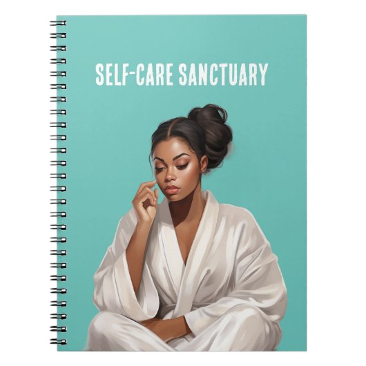 Self-Care-Sanctuary Notebook Notizblock (Vorderseite)