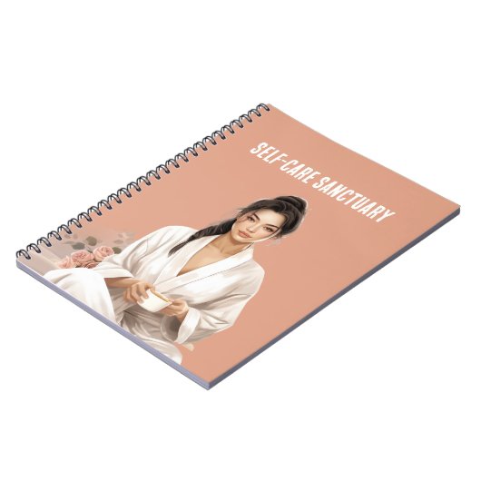 Self-Care-Sanctuary Notebook Notizblock (Linke Seite)