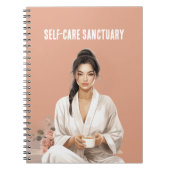 Self-Care-Sanctuary Notebook Notizblock (Vorderseite)