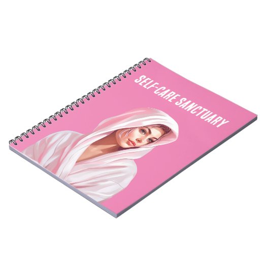 Self-Care-Sanctuary Notebook Notizblock (Linke Seite)