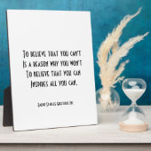 Self Confidence Fotoplatte (Seite)