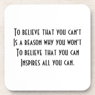 Self Confidence Getränkeuntersetzer