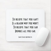 Self Confidence Mousepad (Mit Mouse)