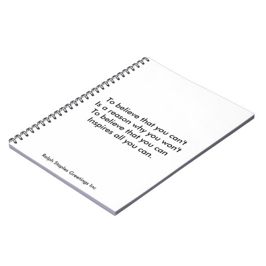 Self Confidence Notizblock (Linke Seite)