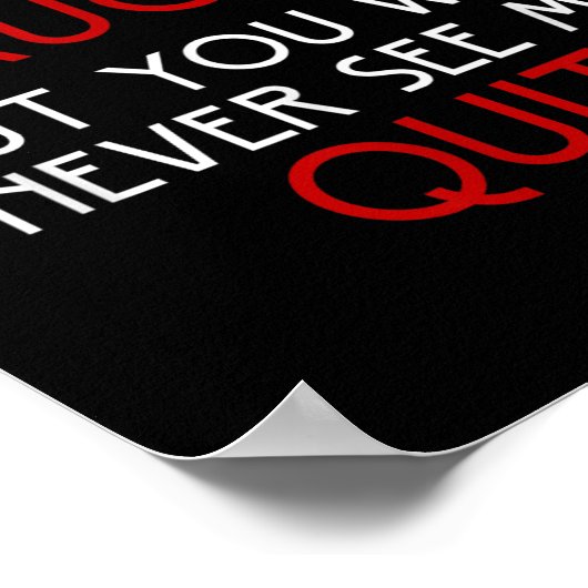 Self Employed Lancer New Quote Gift Retro Design  Poster (Ecke)