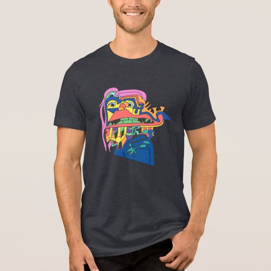 Self Esteem Under Construction Tri-Blend Shirt (Vorderseite)