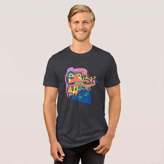 Self Esteem Under Construction Tri-Blend Shirt (Vorderseite voll)