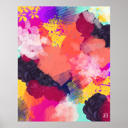 Self Expression Art Print, Poster (Semi-Gloss) (Vorne)