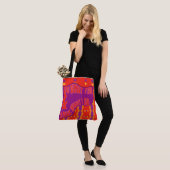 Self Expression Purple Orange Patterned Tasche (Am Model)