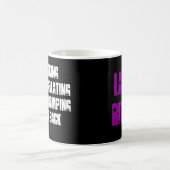 … SELF-FLAGELLATING… KREUZ-RÜCKSEITE KAFFEETASSE (Mittel)