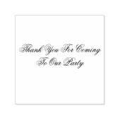 Self Ink: Danke, dass Sie zu unserer Party-Briefma Permastempel (Design)