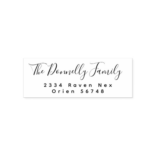 Self Inking Rubber Stamp Permastempel (Design)