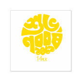 Self Inking Rubber Stamp Permastempel (Design)