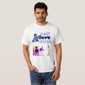 🎶 Self Liebe Club DJ Graphic T - Shirt | Trendy M (Vorne ganz)