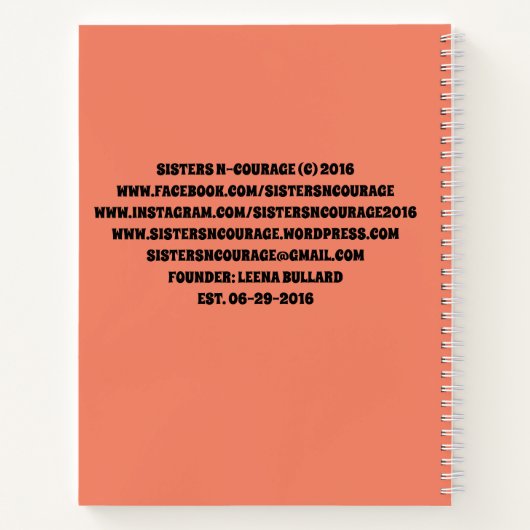 SELF LIEBE JOURNAL NOTIZBLOCK (Rückseite)