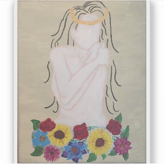 "Self Liebe" Wasserflasche Aufkleber (Vorderseite)