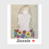 "Self Liebe" Wasserflasche Aufkleber (Blatt)