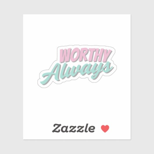 Self love Affirmation Sticker  (Blatt)