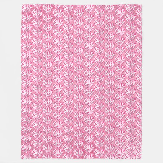 Self Love Club Fleece Blanket (Vorderseite)