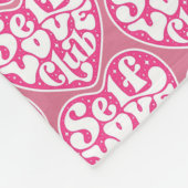 Self Love Club Fleece Blanket (Ecke)