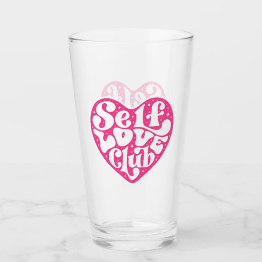 Self Love Club Glass Glas (Vorderseite)