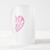 Self Love Club Mattglas Bierglas (Vorderseite Links)