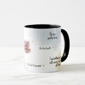 Self Love Inspirational Quote Mug, Soft Feminine  Tasse (VorderseiteRechts)