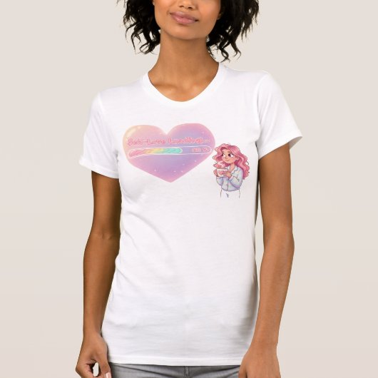 Self-Love Loading – 80% and Rising - Self-Care T-Shirt (Vorderseite)