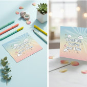 Self Love Quote Flat Card