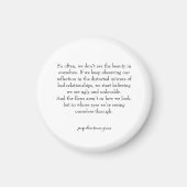 self-love quote  magnet (Vorne)