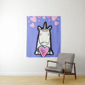 Self-Love Unicorn Wandteppich (Beispiel)