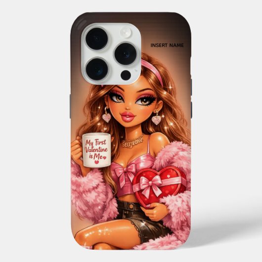 self love valentine Phone Case (Rückseite)