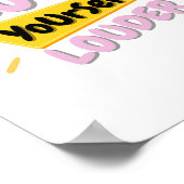 Self-Love-Zitat-Wandkunst Poster (Ecke)